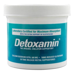 Detoxamin EDTA Suppositories With Glutathione