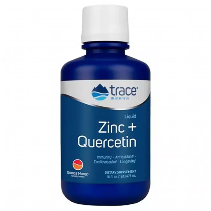 Trace Minerals Research Liquid Zinc + Quercetin Orange Mango 16 fl.oz